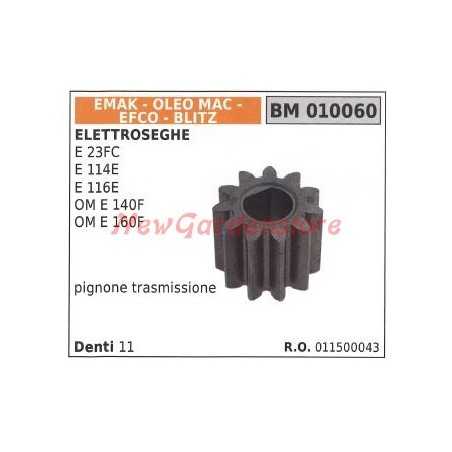 Pignone trasmissione EMAK per elettrosega E 23FC E 114E E 116E 010060 | NewgardenParts.com