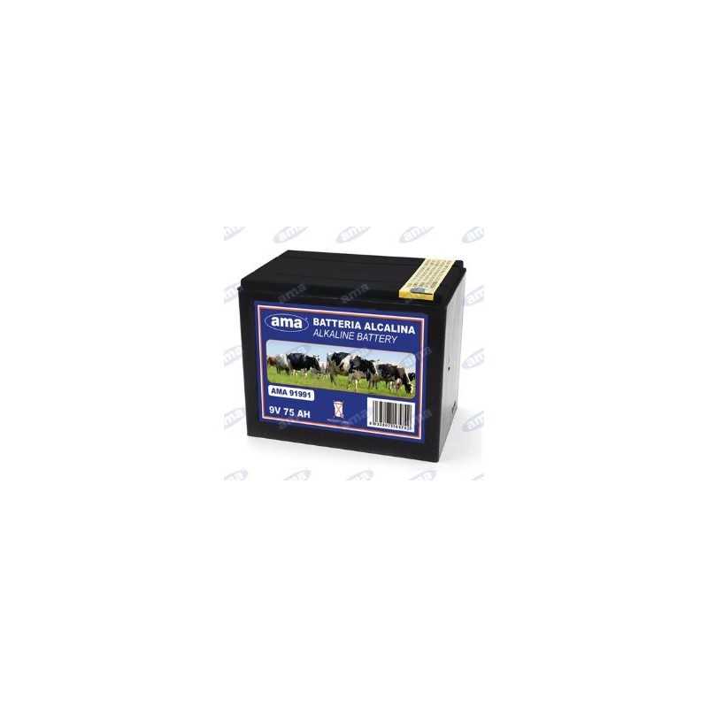 Pile alcaline pour clôture électrique 9V 75Ah 91991
