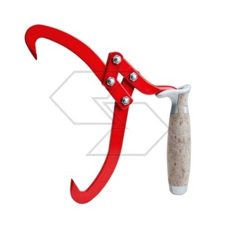 Pinza di sollevamento OREGON in acciaio forgiato impugnatura in pelle | NewgardenParts.com