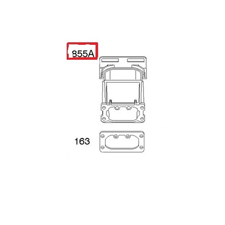 Adattatore filtro aria originale motore tagliaerba BRIGGS & STRATTON 69807 | NewgardenParts.com