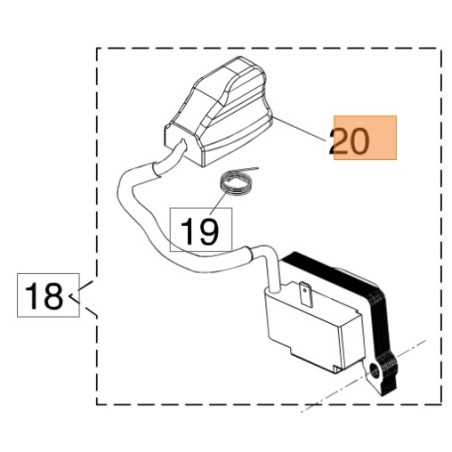 PIPETTE IGNITION COIL MAU-34B BRUSHCUTTER ORIGINAL OLEOMAC 61380060AR | NewgardenParts.com