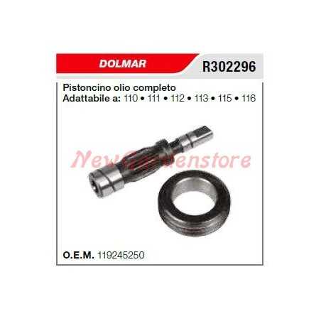 Piston d'huile pour tronçonneuse DOLMAR 110 111 112 113 115 116 R302296 | NewgardenParts.com