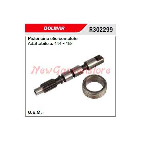 Émbolo aceite motosierra DOLMAR 144 152 R302299 | NewgardenParts.com