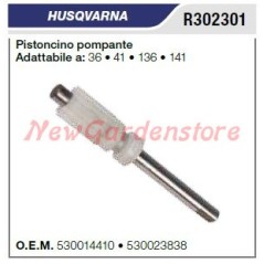 Bomba de aceite del vástago del pistón Motosierra HUSQVARNA 36 41 136 141 R302301 | NewgardenParts.com