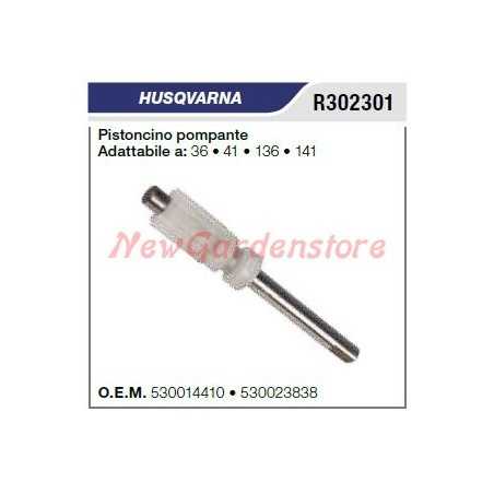 Piston rod oil pump HUSQVARNA chainsaw 36 41 136 141 R302301 | NewgardenParts.com