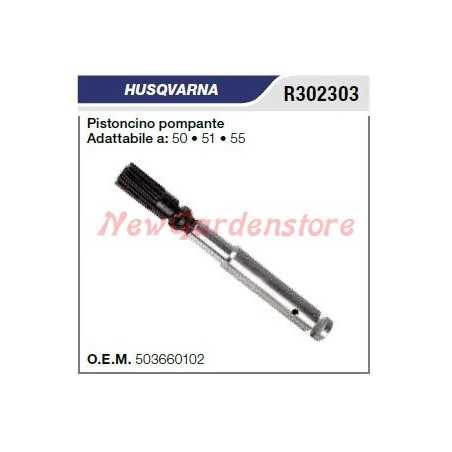 Piston rod oil pump HUSQVARNA chainsaw 50 51 55 R302303 | NewgardenParts.com