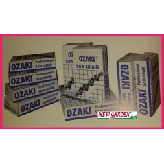 Chaîne de tronçonneuse OZAKI 341164 3/8 1.5 64 maillons dents carrées pour bois sec