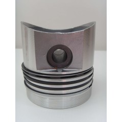 Piston with segments + 1.00 96 mm engine DIESEL LOMBARDINI LDA672 LDA673 LDA674 | NewgardenParts.com