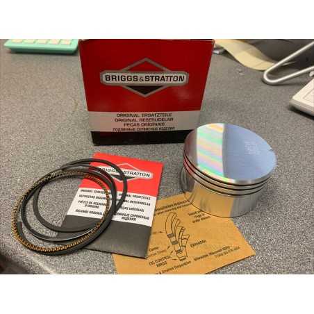 Original BRIGGS&STRATTON Rasenmähermotor Kolben mit Segmenten und Seeger 791096 | NewgardenParts.com