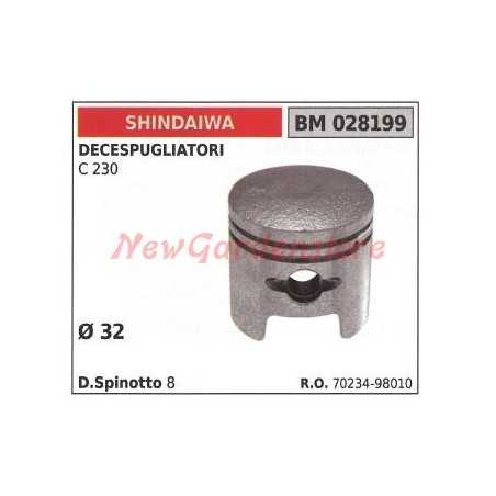 SHINDAIWA piston with segments for C230 brushcutter 028199 | NewgardenParts.com