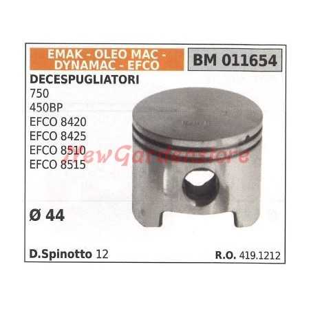 Pistone decespugliatore 750 450BP EFCO 8420 EFCO 8425 Ø 44mm OLEOMAC 011654 | NewgardenParts.com