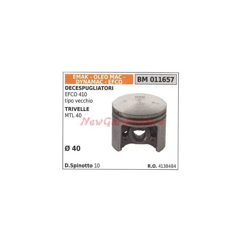 Pistone decespugliatore EFCO 410 trivella MTL 40 Ø 40mm EMAK 011657