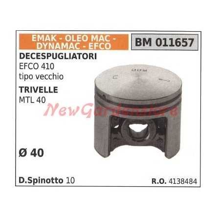 Pistone decespugliatore EFCO 410 trivella MTL 40 Ø 40mm EMAK 011657 | NewgardenParts.com
