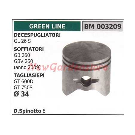 Piston de débroussailleuse GL 26S taille-haie souffleur Ø 39mm GREENLINE 003209 | NewgardenParts.com