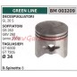 Brushcutter piston GL 26S hedge trimmer blower Ø 39mm GREENLINE 003209