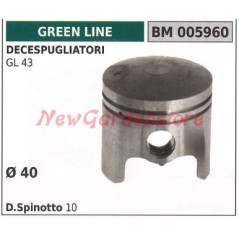 Piston de débroussailleuse OLEOMAC GL 43 Ø 40mm GREENLINE 005960 | NewgardenParts.com