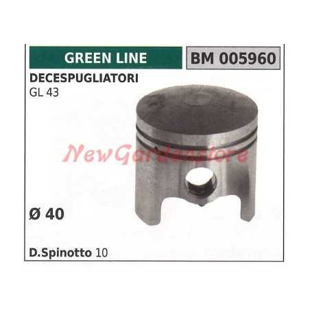 Piston de débroussailleuse OLEOMAC GL 43 Ø 40mm GREENLINE 005960 | NewgardenParts.com