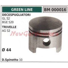 Brushcutter piston GL 52 BGE 520 auger AG 52 Ø 44mm GREENLINE 000016 | NewgardenParts.com