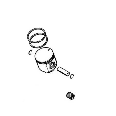 47 mm diameter piston ORIGINAL STIHL models MS291 11410302011 | NewgardenParts.com