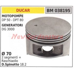 Pistone motopompa DP 50 generatore DG 3000 Ø 70 mm DUCAR 038195 | NewgardenParts.com
