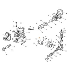 Pistone motopompa modelli C19/20 ORIGINALE EMAK 354000058 | NewgardenParts.com