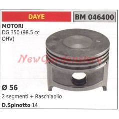 Piston moteur tondeuse DG 350 CM 90 Ø 56mm DAYE 046400