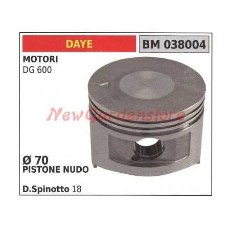 Tige de piston pour moteur de tondeuse à gazon DG 600 Ø 70mm DAYE 038004 | NewgardenParts.com