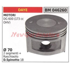 Émbolo motor cortacésped DG 600 Ø 70mm DAYE 046260 | NewgardenParts.com