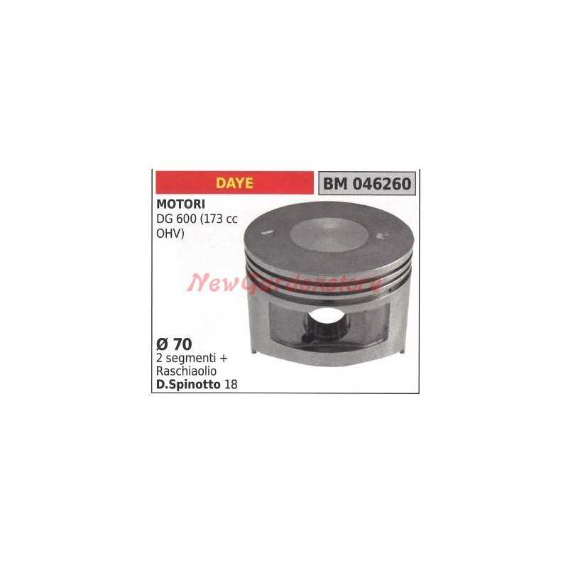 Émbolo motor cortacésped DG 600 Ø 70mm DAYE 046260