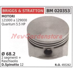 BRIGGS & STRATTON lawn mower engine piston Ø 44mm 020353 | NewgardenParts.com