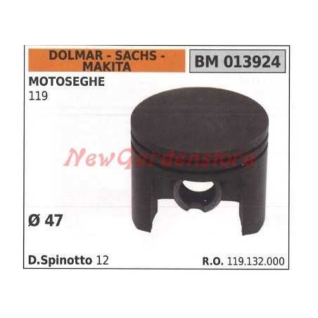 Chainsaw piston 119 Ø 47 mm DOLMAR 013924 | NewgardenParts.com