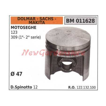 Chainsaw piston 123 309 Ø 47 mm DOLMAR 011628 | NewgardenParts.com