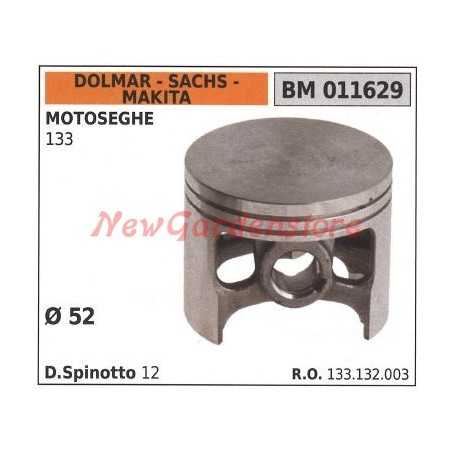 Chainsaw piston 133 Ø 52 mm DOLMAR 011629 | NewgardenParts.com