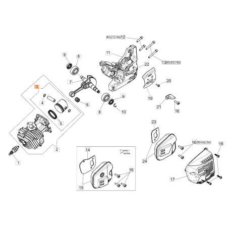 Piston chainsaw models GST360 ORIGINAL OLEOMAC 50270211 | NewgardenParts.com