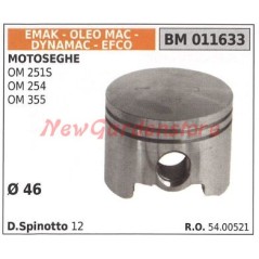 OLEOMAC piston de tronçonneuse OM 251S OM 254 OM 355 Ø 46 EMAK 011633