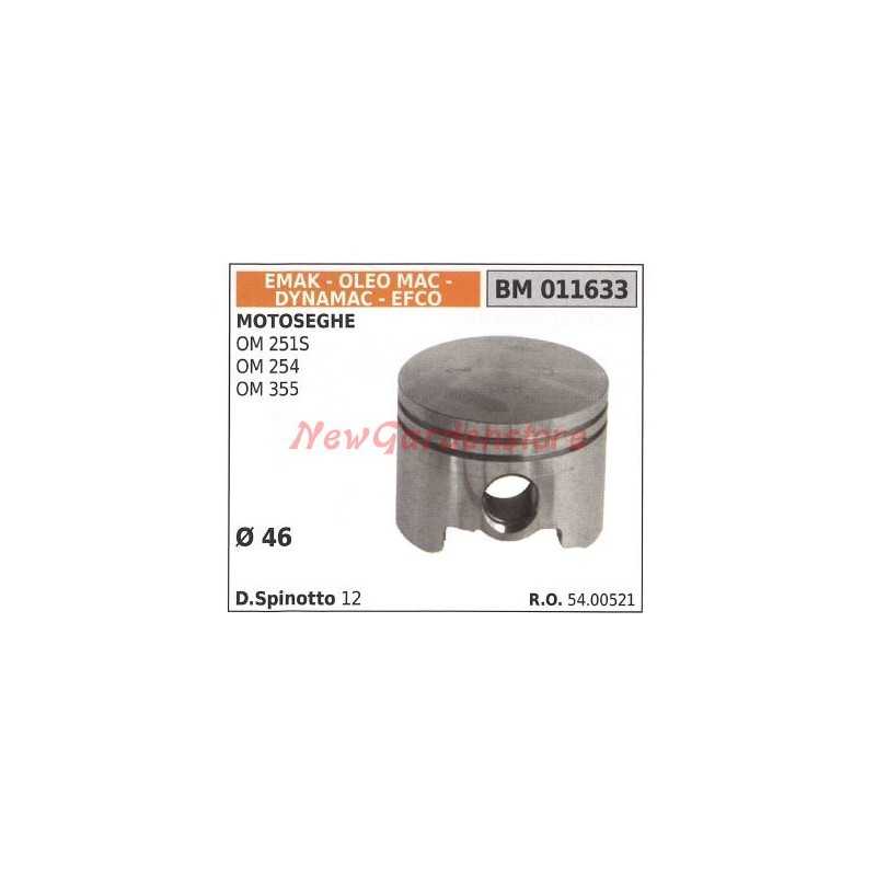 Pistone motosega OM 251S OM 254 OM 355 Ø 46 EMAK 011633