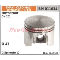 OLEOMAC OM 261 piston de tronçonneuse Ø 47 Efco 011634