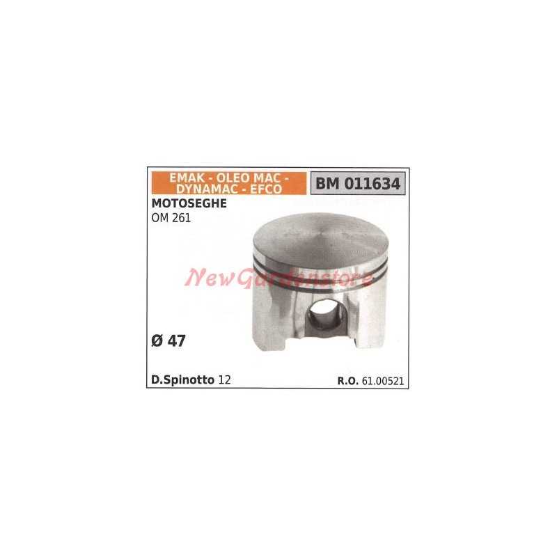 Pistone motosega OM 261 diam. 47 Oleomac Efco 011634 6100521