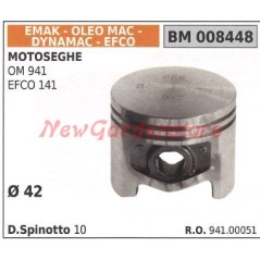 Pistone per motosega OLEOMAC 941 EFCO 141 Ø 42mm 94100051 EMAK 008448 | NewgardenParts.com