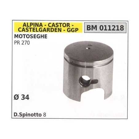 Piston for OM 284 OM 480 OM 482 chainsaw Ø 52 mm EMAK 013909 | NewgardenParts.com