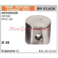 Pistone per motosega OM 936 EFCO 136 Ø 38mm EMAK 011636 | NewgardenParts.com