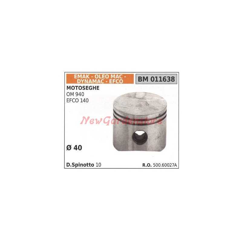 Pistone per motosega OM 940 EFCO 140 Ø 40mm EMAK 011638