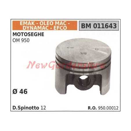 Plunger for OM 950 chainsaw Ø 46mm EMAK 011643 | NewgardenParts.com