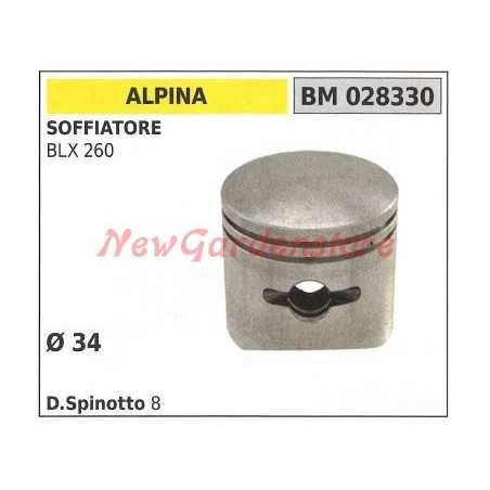BLX 260 blower piston Ø 34mm ALPINA 028330 | NewgardenParts.com