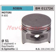 Pistón desbrozadora ROBIN R600 011724 | NewgardenParts.com