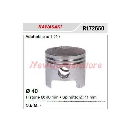 Segmentos de bulón de pistón Desbrozadora KAWASAKI TD40 172550 | NewgardenParts.com
