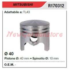 Pistone segmenti spinotto MITSUBISHI decespugliatore TL43 170312 | NewgardenParts.com