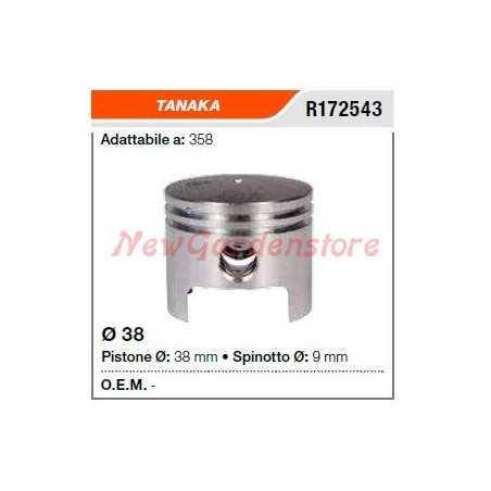 Segments d'axe de piston de tronçonneuse TANAKA 358 172543 | NewgardenParts.com
