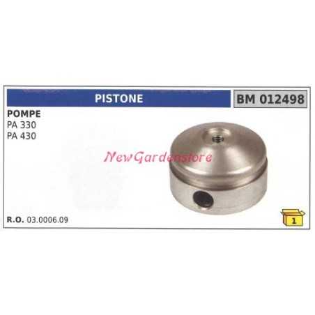 Pistón Bomba UNIVERSAL Bertolini PA 330 430 012498 | NewgardenParts.com