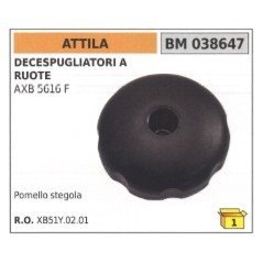 Handlebar regulator knob ATTILA wheeled brushcutter AXB5616F XB51Y.02.01 | NewgardenParts.com